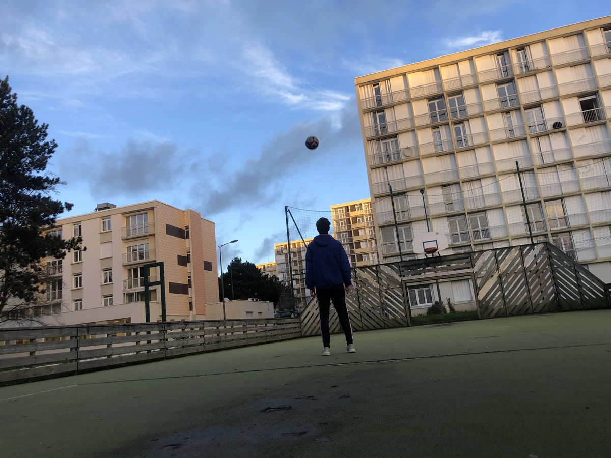 Le city stade d'Ar Santé Les Fontaines