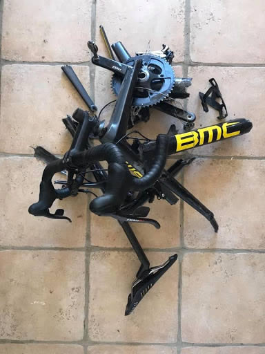 Vélo accidenté