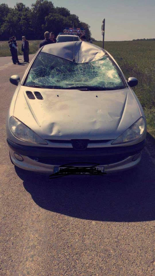 Voiture accidentée